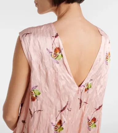 Emilia Wickstead Meave floral satin minidress | Thumbnail 5 Emilia Wickstead Meave floral satin minidress | Thumbnail 5
