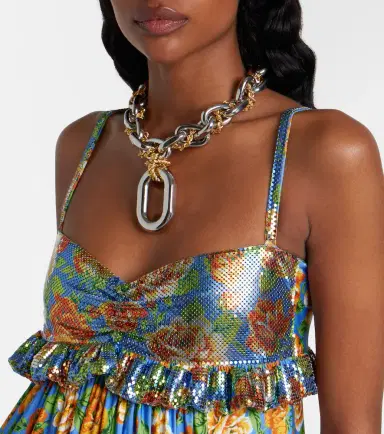 Rabanne Floral chainmail minidress | Thumbnail 2 Rabanne Floral chainmail minidress | Thumbnail 2