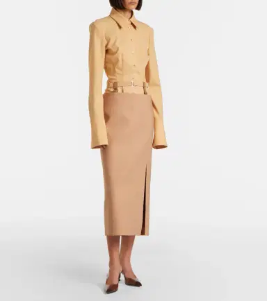 Mugler Pleated shirt | Thumbnail 6 Mugler Pleated shirt | Thumbnail 6