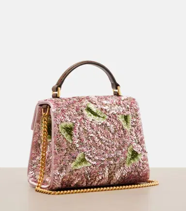 Valentino Garavani VSling Mini sequined top-handle bag | Thumbnail 3 Valentino Garavani VSling Mini sequined top-handle bag | Thumbnail 3
