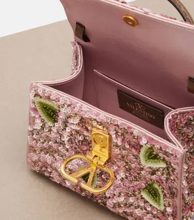 Valentino Garavani VSling Mini sequined top-handle bag | Thumbnail 4 Valentino Garavani VSling Mini sequined top-handle bag | Thumbnail 4