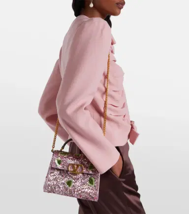 Valentino Garavani VSling Mini sequined top-handle bag | Thumbnail 5 Valentino Garavani VSling Mini sequined top-handle bag | Thumbnail 5