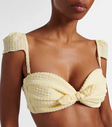 Montce Cabana gingham bikini top | Thumbnail 2 Montce Cabana gingham bikini top | Thumbnail 2