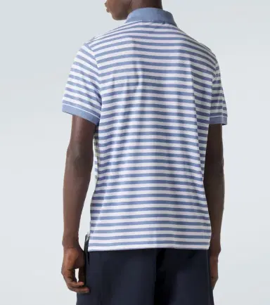 Dunhill Striped silk and cotton polo shirt | Thumbnail 5 Dunhill Striped silk and cotton polo shirt | Thumbnail 5