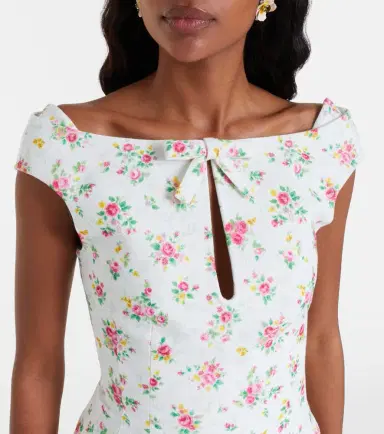 SHUSHU/TONG Bow-detail floral top | Thumbnail 4 SHUSHU/TONG Bow-detail floral top | Thumbnail 4