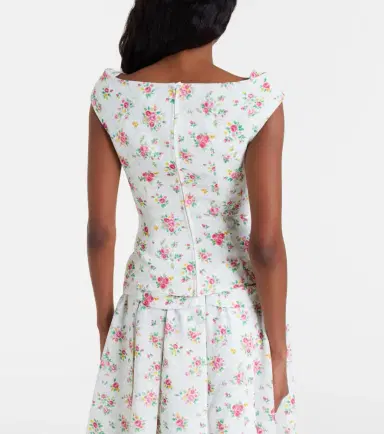 SHUSHU/TONG Bow-detail floral top | Thumbnail 6 SHUSHU/TONG Bow-detail floral top | Thumbnail 6