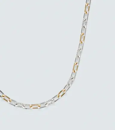 David Yurman DY Madison 925 sterling silver and 18kt gold chain necklace | Thumbnail 2 David Yurman DY Madison 925 sterling silver and 18kt gold chain necklace | Thumbnail 2