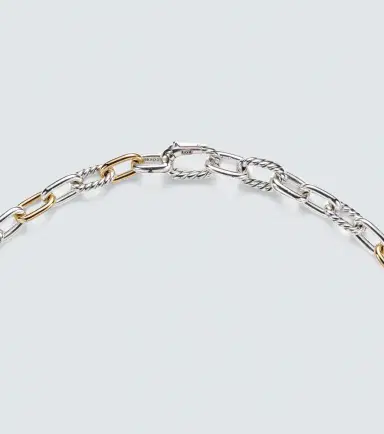 David Yurman DY Madison 925 sterling silver and 18kt gold chain necklace | Thumbnail 5 David Yurman DY Madison 925 sterling silver and 18kt gold chain necklace | Thumbnail 5