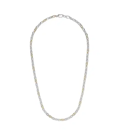 David Yurman DY Madison 925 sterling silver and 18kt gold chain necklace | Thumbnail 1 David Yurman DY Madison 925 sterling silver and 18kt gold chain necklace | Thumbnail 1