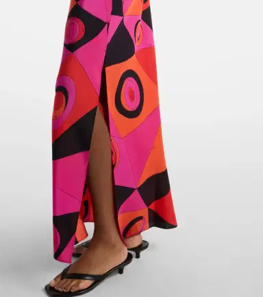 Pucci Occhi silk twill gown | Thumbnail 2 Pucci Occhi silk twill gown | Thumbnail 2