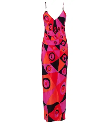 Pucci Occhi silk twill gown | Thumbnail 1 Pucci Occhi silk twill gown | Thumbnail 1