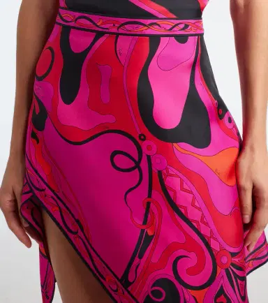 Pucci Orchidee silk twill miniskirt | Thumbnail 3 Pucci Orchidee silk twill miniskirt | Thumbnail 3