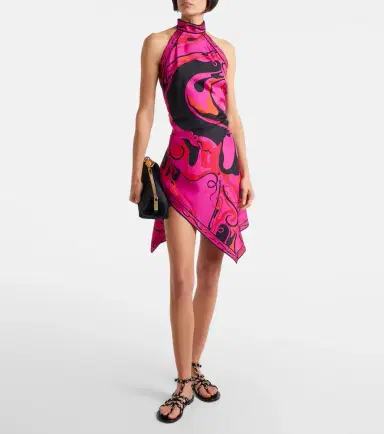 Pucci Orchidee silk twill miniskirt | Thumbnail 4 Pucci Orchidee silk twill miniskirt | Thumbnail 4