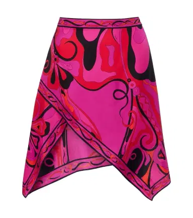 Pucci Orchidee silk twill miniskirt | Thumbnail 1 Pucci Orchidee silk twill miniskirt | Thumbnail 1