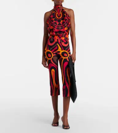 Pucci Marmo jersey capri pants | Thumbnail 2 Pucci Marmo jersey capri pants | Thumbnail 2