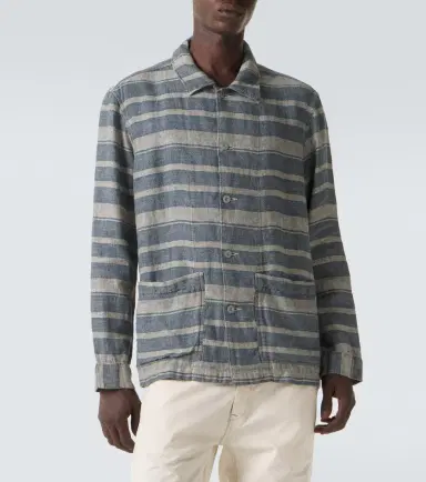 RRL Striped linen overshirt | Thumbnail 5 RRL Striped linen overshirt | Thumbnail 5