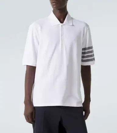 Thom Browne 4-Bar cotton polo shirt | Thumbnail 2 Thom Browne 4-Bar cotton polo shirt | Thumbnail 2