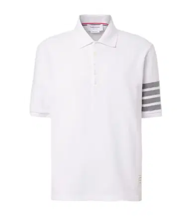 Thom Browne 4-Bar cotton polo shirt | Thumbnail 1 Thom Browne 4-Bar cotton polo shirt | Thumbnail 1