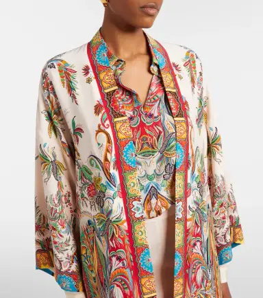 Etro Paisley silk kaftan | Thumbnail 3 Etro Paisley silk kaftan | Thumbnail 3
