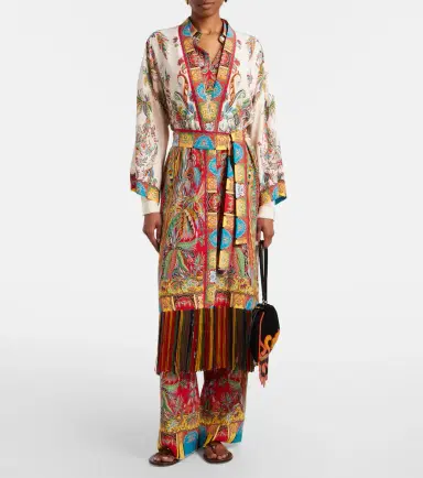 Etro Paisley silk kaftan | Thumbnail 4 Etro Paisley silk kaftan | Thumbnail 4