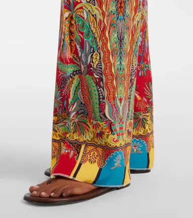 Etro Printed silk palazzo pants | Thumbnail 3 Etro Printed silk palazzo pants | Thumbnail 3
