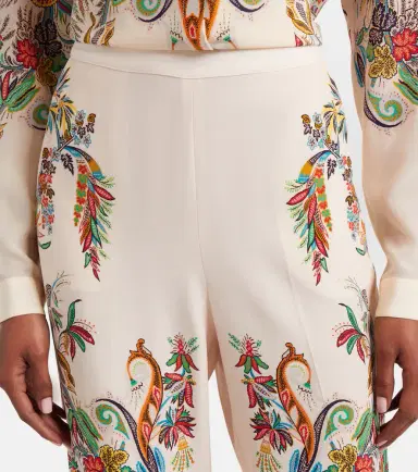 Etro Printed silk palazzo pants | Thumbnail 5 Etro Printed silk palazzo pants | Thumbnail 5