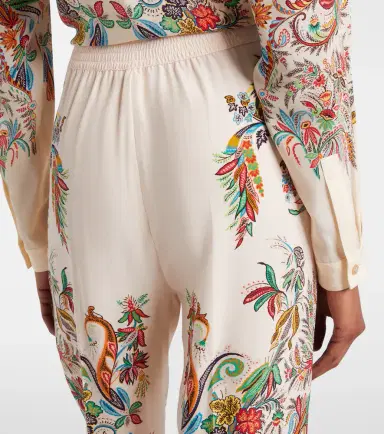 Etro Printed silk palazzo pants | Thumbnail 6 Etro Printed silk palazzo pants | Thumbnail 6