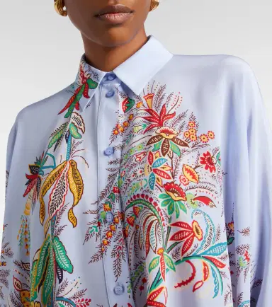 Etro Floral silk shirt | Thumbnail 6 Etro Floral silk shirt | Thumbnail 6
