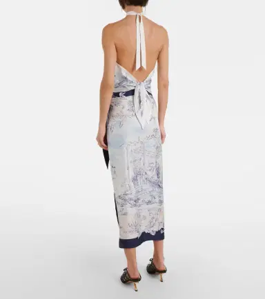 Ferragamo Printed silk wrap skirt | Thumbnail 2 Ferragamo Printed silk wrap skirt | Thumbnail 2