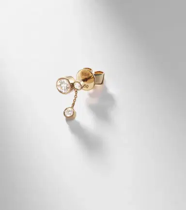 Sophie Bille Brahe Grande Lou Diamant 18kt gold single earring with diamonds | Thumbnail 5 Sophie Bille Brahe Grande Lou Diamant 18kt gold single earring with diamonds | Thumbnail 5