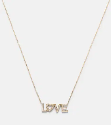 Sophie Bille Brahe Love 18kt gold necklace with diamonds | Thumbnail 3 Sophie Bille Brahe Love 18kt gold necklace with diamonds | Thumbnail 3