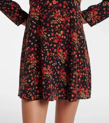 Gucci Floral silk minidress | Thumbnail 4 Gucci Floral silk minidress | Thumbnail 4