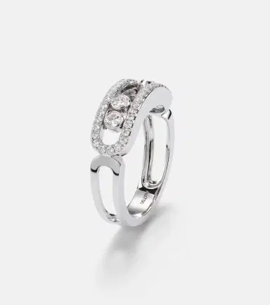 Messika Move Classique 18kt white gold ring with diamonds | Thumbnail 4 Messika Move Classique 18kt white gold ring with diamonds | Thumbnail 4