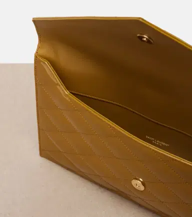 Saint Laurent Paris quilted patent leather pouch | Thumbnail 2 Saint Laurent Paris quilted patent leather pouch | Thumbnail 2