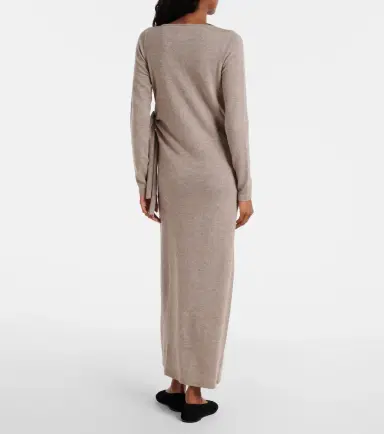 Jardin des Orangers Gathered wool and cashmere midi dress | Thumbnail 2 Jardin des Orangers Gathered wool and cashmere midi dress | Thumbnail 2