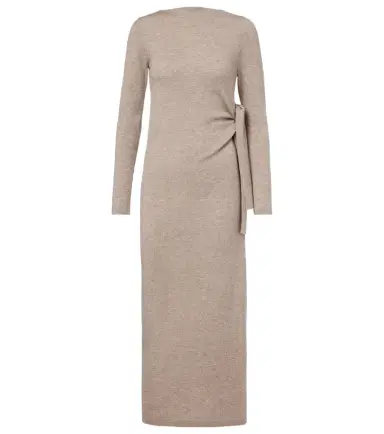 Jardin des Orangers Gathered wool and cashmere midi dress | Thumbnail 1 Jardin des Orangers Gathered wool and cashmere midi dress | Thumbnail 1