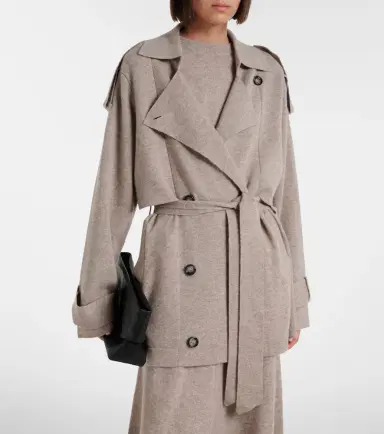Jardin des Orangers Cropped wool and cashmere trench coat | Thumbnail 2 Jardin des Orangers Cropped wool and cashmere trench coat | Thumbnail 2