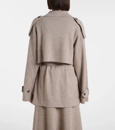 Jardin des Orangers Cropped wool and cashmere trench coat | Thumbnail 4 Jardin des Orangers Cropped wool and cashmere trench coat | Thumbnail 4