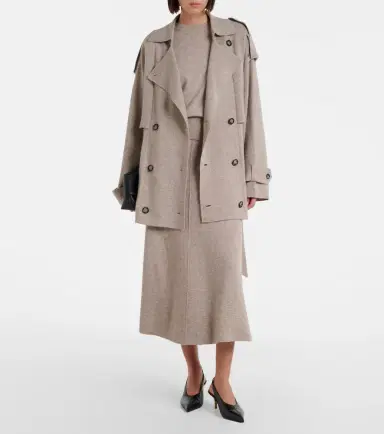 Jardin des Orangers Cropped wool and cashmere trench coat | Thumbnail 6 Jardin des Orangers Cropped wool and cashmere trench coat | Thumbnail 6