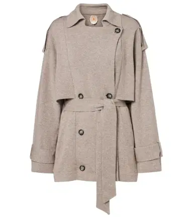 Jardin des Orangers Cropped wool and cashmere trench coat | Thumbnail 1 Jardin des Orangers Cropped wool and cashmere trench coat | Thumbnail 1
