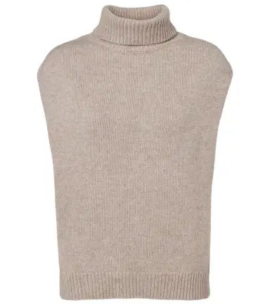 Jardin des Orangers Turtleneck wool and cashmere sweater vest | Thumbnail 1 Jardin des Orangers Turtleneck wool and cashmere sweater vest | Thumbnail 1