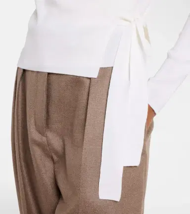 Jardin des Orangers Virgin wool wrap cardigan | Thumbnail 4 Jardin des Orangers Virgin wool wrap cardigan | Thumbnail 4