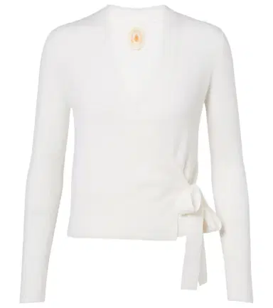 Jardin des Orangers Virgin wool wrap cardigan | Thumbnail 1 Jardin des Orangers Virgin wool wrap cardigan | Thumbnail 1