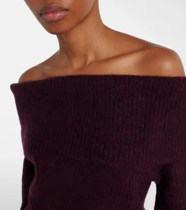Jardin des Orangers Off-shoulder cashmere and silk sweater | Thumbnail 5 Jardin des Orangers Off-shoulder cashmere and silk sweater | Thumbnail 5