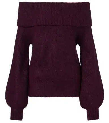 Jardin des Orangers Off-shoulder cashmere and silk sweater | Thumbnail 1 Jardin des Orangers Off-shoulder cashmere and silk sweater | Thumbnail 1