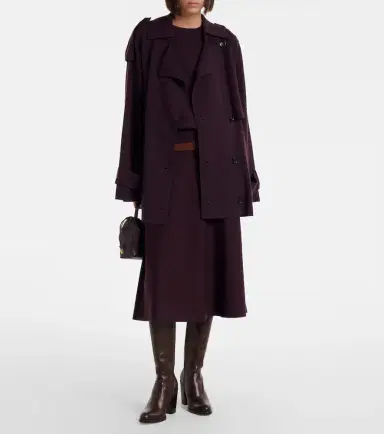 Jardin des Orangers Cropped wool and cashmere trench coat | Thumbnail 4 Jardin des Orangers Cropped wool and cashmere trench coat | Thumbnail 4