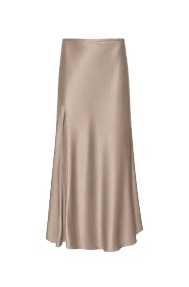 LAPOINTE Satin Slit Midi Skirt | Thumbnail 1 LAPOINTE Satin Slit Midi Skirt | Thumbnail 1