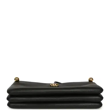 Chanel Chanel "Chic Studs" Clutch Bag Black Lambskin Gold Hardware | Thumbnail 7 Chanel Chanel "Chic Studs" Clutch Bag Black Lambskin Gold Hardware | Thumbnail 7