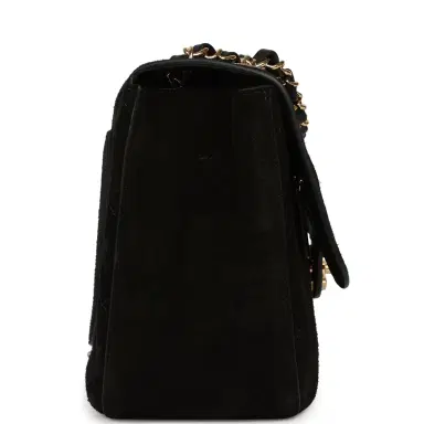 Chanel Chanel Maxi "Souplissimo" Small Flap Bag Black Suede Gold Hardware | Thumbnail 3 Chanel Chanel Maxi "Souplissimo" Small Flap Bag Black Suede Gold Hardware | Thumbnail 3