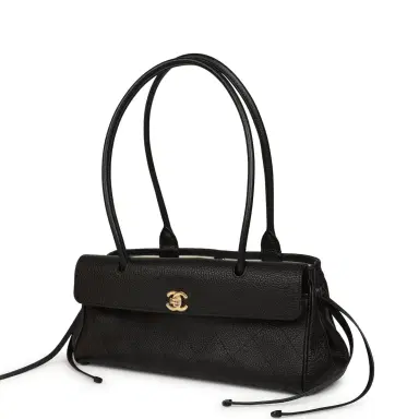 Chanel Chanel Small "Urban Essential" East West Shopping Tote Black Caviar Gold Hardware | Thumbnail 5 Chanel Chanel Small "Urban Essential" East West Shopping Tote Black Caviar Gold Hardware | Thumbnail 5